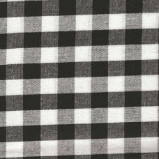 Homespun Fabric - Buffalo Check - Black/White - by the yard